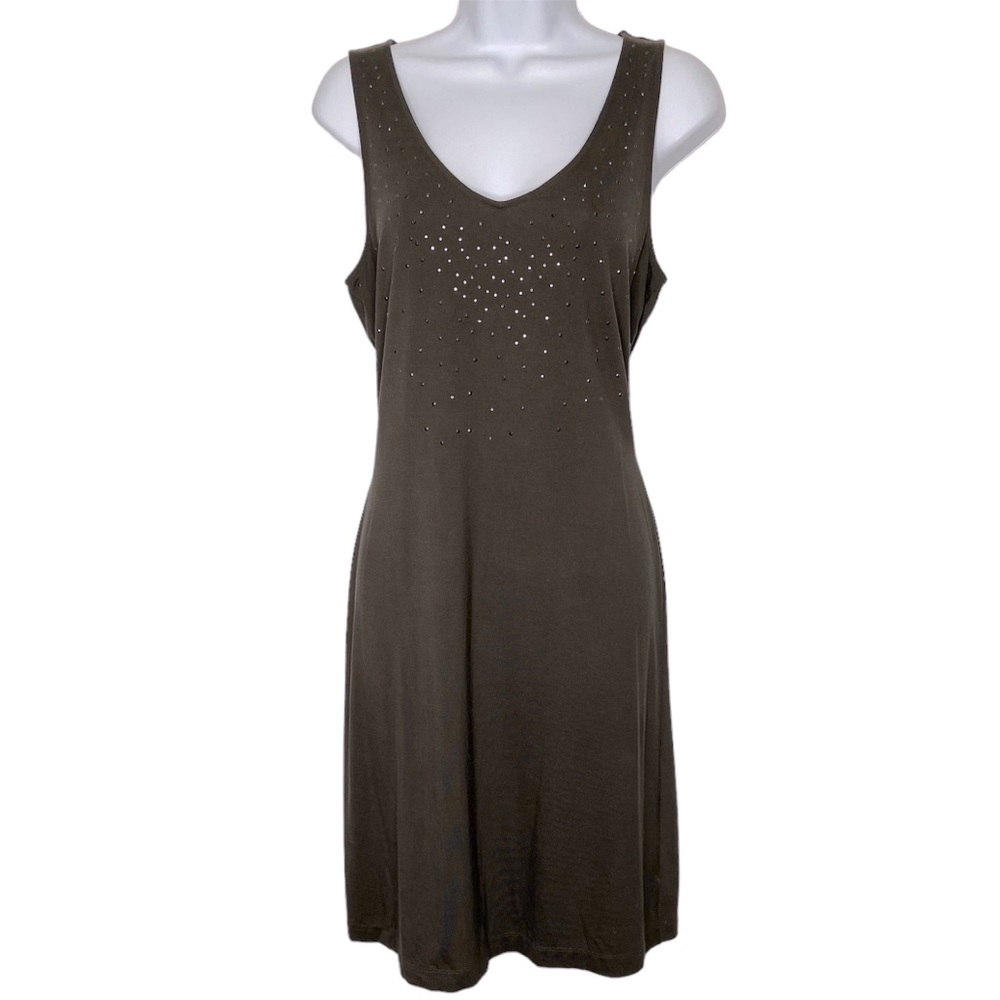 Tommy Bahama Studded Green Tank Dress